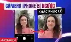 Camera iPhone bị ngược