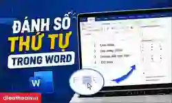Cách đánh số thứ tự trong Word