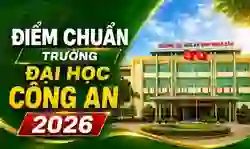 Điểm chuẩn trường đại học Công an 2026