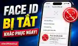 Face ID bị tắt trên iPhone: Nguyên nhân và cách bật lại