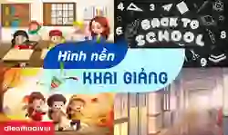 Hình nền khai giảng năm học mới