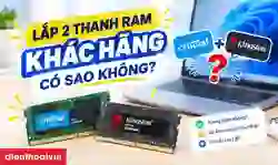 [Giải đáp] Lắp 2 thanh RAM khác hãng có sao không?