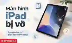 Màn hình iPad bị vỡ: Cách xử lý và dấu hiệu cần thay