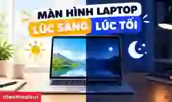 Màn hình laptop lúc sáng lúc tối: Nguyên nhân, cách sửa