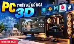 PC thiết kế đồ họa 3D: Cấu hình mạnh, dễ nâng cấp