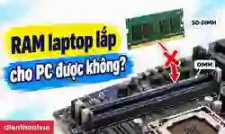 RAM laptop có lắp được cho PC không? Cách dùng đúng