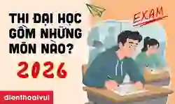 Thi đại học gồm những môn nào