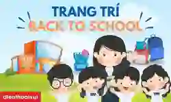 Trang trí Back to School