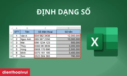 Định dạng số trong Excel đơn giản chuẩn xác nhất