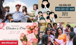 Những hình ảnh 20/11 ngày Nhà giáo Việt Nam đẹp nhất