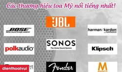 Danh sách các thương hiệu loa Mỹ chất lượng vượt trội