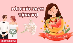 lời chúc 20/11 tặng vợ