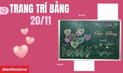 Trang trí bảng 20/11
