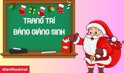 50+ mẫu trang trí bảng Giáng Sinh đẹp, độc đáo