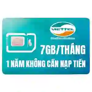 SIM 4G VIETTEL D900 7GB/THÁNG/12 THÁNG