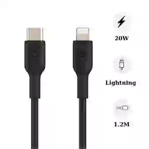 Cáp Belkin Mixit Duratex sợi Kevlar siêu bền Lightning MFI 1.2M Đen
