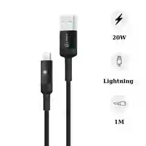Cáp sạc Lightning 1m có đèn LED tự ngắt Titan CL24