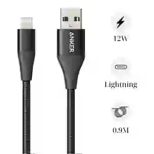Cáp sạc Lightning 0.9m Anker PowerLine+ II (A8452)