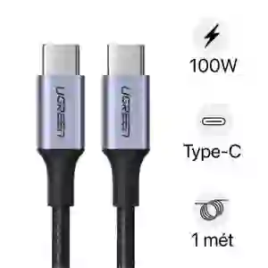 Cáp Ugreen 100W USB-C to Type-C 1M 70427
