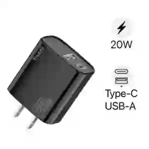 Sạc nhanh Trusmi 1A + 1C PD 20w (US) CH07