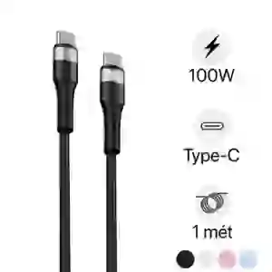 Cáp Trusmi Usb-C to Usb-C Silicone PD 100w dài 1m