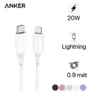 Cáp Anker Powerline Flow III USB-C to Lightning (3FT/0.9M) A8662