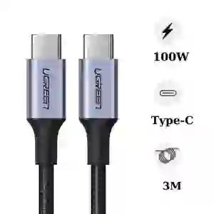 Cáp UGreen USB-C to C 3m PD 100W 90120