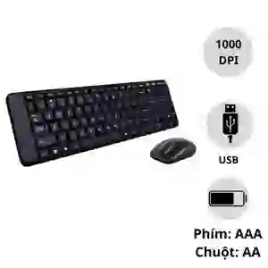 Combo bàn phím + Chuột không giây Logitech MK215
