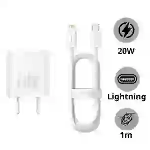 Combo sạc nhanh Baseus GaN5 1 cổng 20W kèm cáp USB-C to lightning dài 1m
