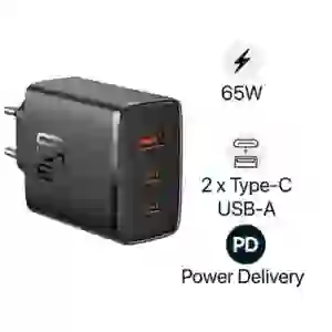 Sạc Baseus Cube Pro 2C + U 65W EU