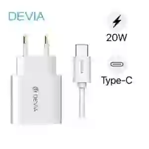 Combo Củ Sạc Devia Kèm Cáp Type-C V3