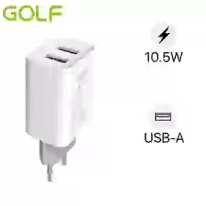 Củ Sạc Golf GF-U206 2 Cổng USB (EE-5V-1A/2.1A )