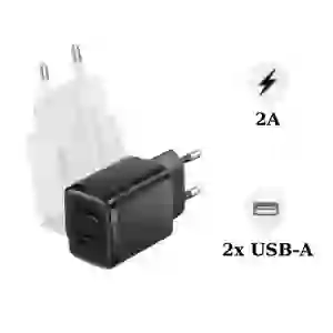 Củ sạc nhanh Baseus compact 2 cổng USB-A