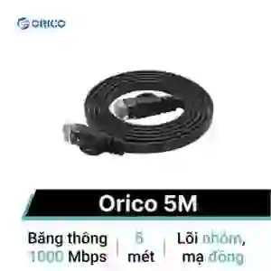 Dây dẹt cáp mạng Cat6 dài 5m Orico