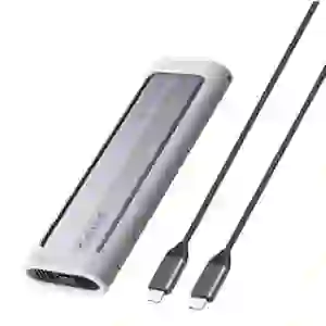 Hộp đựng ổ cứng SSD Type-C Orico AXM2-G2-GY-BP