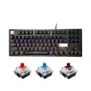 Bàn Phím Cơ Có Dây Dareu Ek87 V2 Multi Led Đen