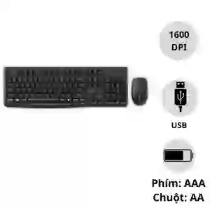 Combo Bàn phím + Chuột không dây Dareu LK186G