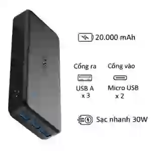 Pin sạc dự phòng Anker Powercore Elite 20000mAh A1273
