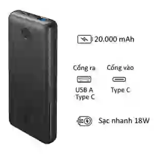 Pin sạc dự phòng Anker PowerCore III 20000mAh A1281