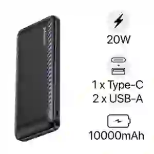 Pin dự phòng Innostyle Powersmart+ Pd 20w 10.000mah 3 Cổng 1c2a Ip20g2