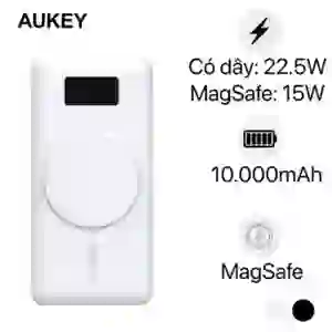Pin sạc dự phòng kiêm sạc không dây Aukey 10000mAh 10W PB-WL02i