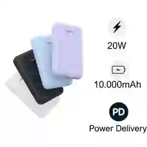 Pin dự phòng Pisen Quick Powermag 2-in-1 10.000 Mah 20W PD296C-1