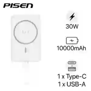 Pin dự phòng Pisen Quick Powermag 30W 10.000mah D113 ( kèm cáp Type-C )