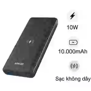 Pin sạc dự phòng Anker PowerCore III 10.000mAh Wireless A1617