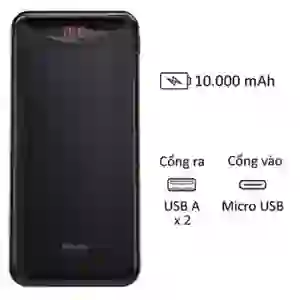 Pin sạc dự phòng Baseus Gentleman siêu mỏng 10.000mAh
