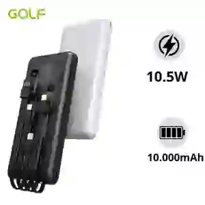 Pin sạc dự phòng Golf 10.000mAh cổng Usb-C kèm cáp L106