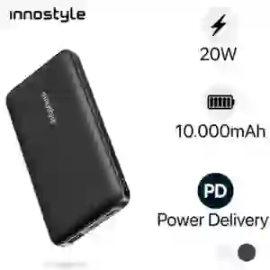 Pin dự phòng Innostyle Powermax 10.000mah PD/QC3.0 20W IP20PD