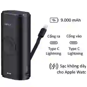 Pin sạc dự phòng iWalk Link Me Watch 9000mAh Lightning