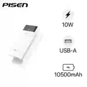 Pin sạc dự phòng Pisen Mr White Power Station 10.500 mAh
