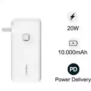 Pin sạc dự phòng Pisen Quick High Power Box 10.000 mAh 20W D308